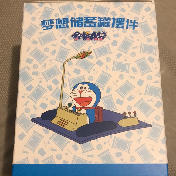 Doraemon piggy Bank Figure New in Box - Picture 5 of 7